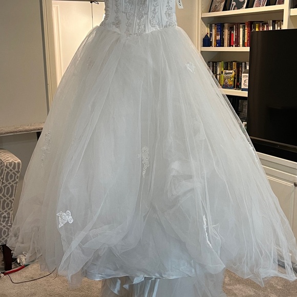 Oleg Cassini gown tulle corset wedding dress NWT - Picture 10 of 10